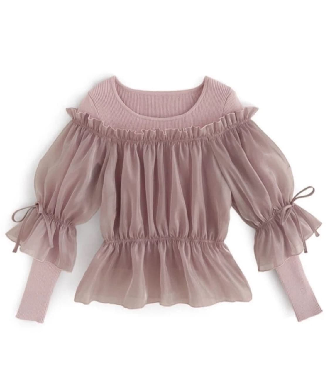 GRL 니트 블라우스 세트 수지니트 스나이델 상품이미지1