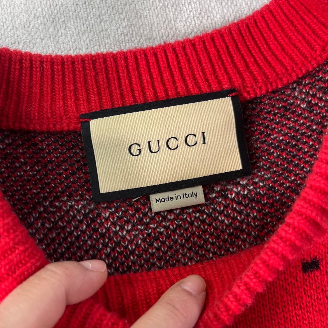 105 구찌 스컹크 멀티 로고 울 니트  상품이미지2