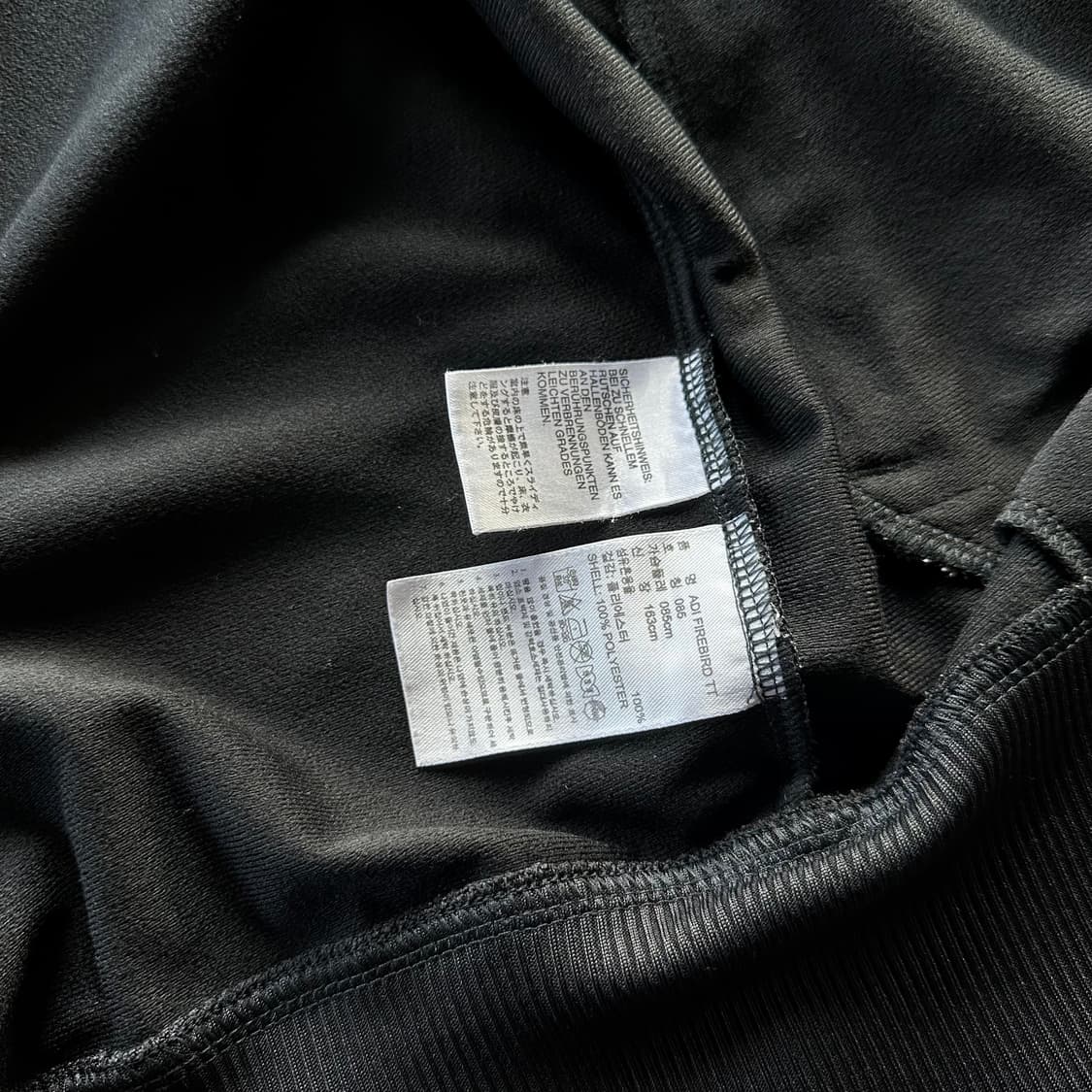 [XS]아디다스 구형 파이어버드 블랙 트랙탑 져지 상품이미지6