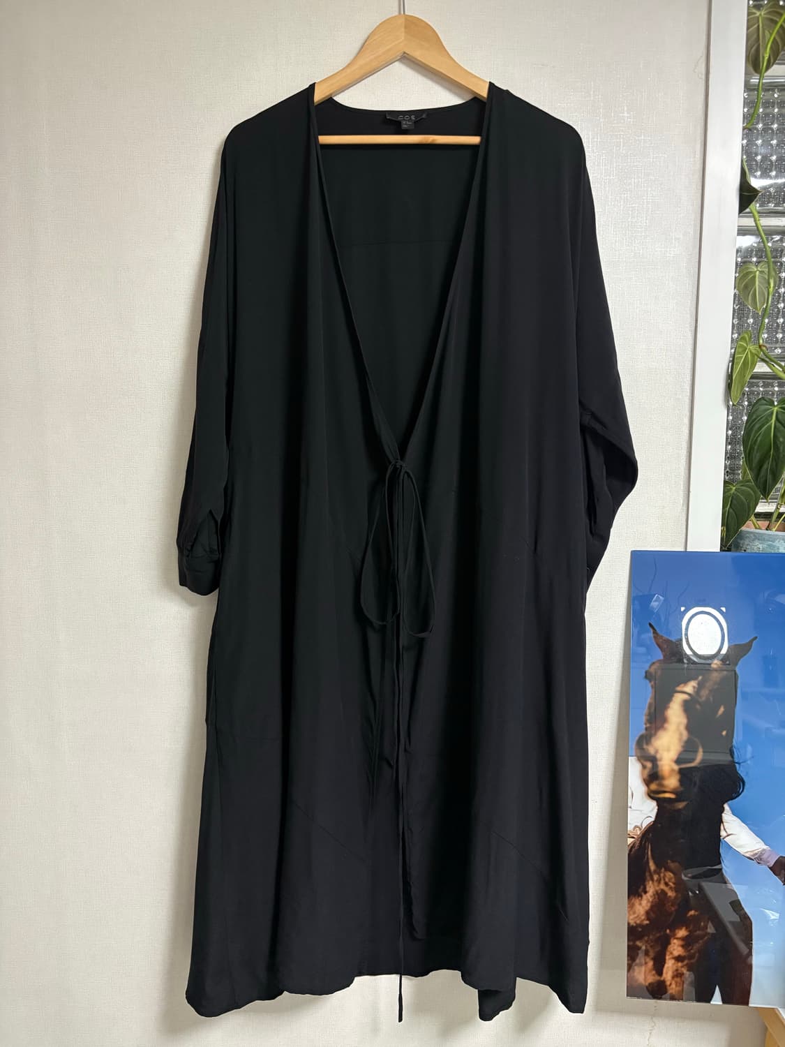 Cos 실크100% 로브 가디건 원피스 상품이미지1