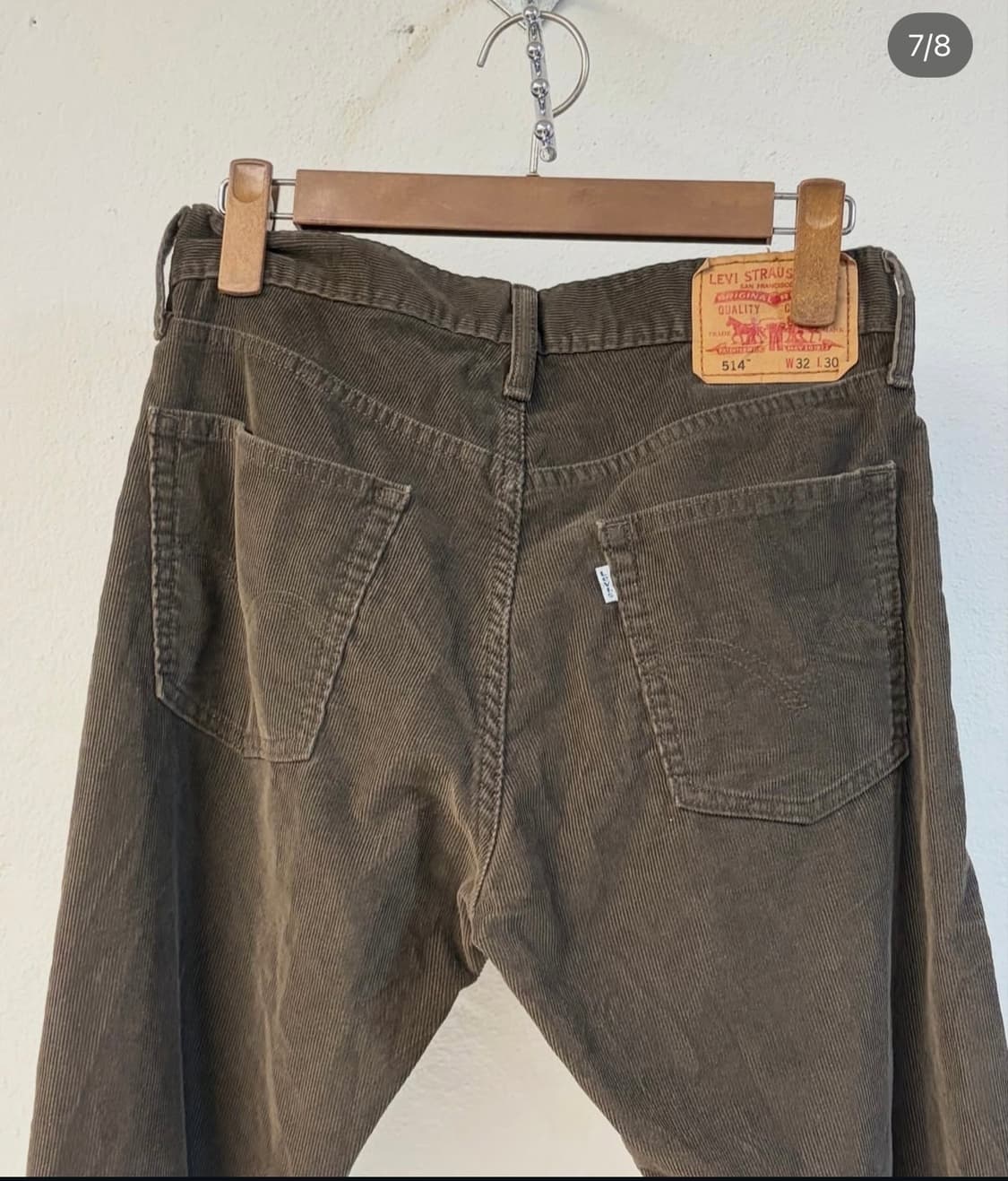 리바이스 레귤러핏 브라운 코듀로이 팬츠 상품이미지6