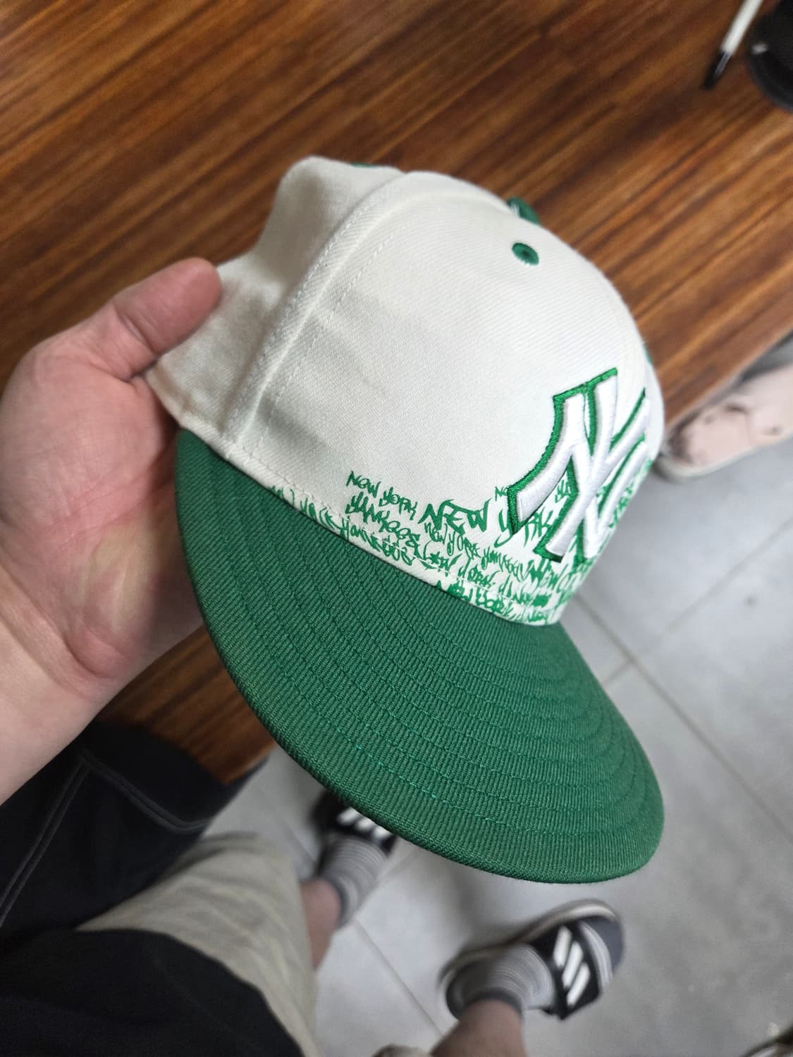 뉴에라 뉴욕양키즈 레터링 스냅백 모자 60.6cm 상품이미지8