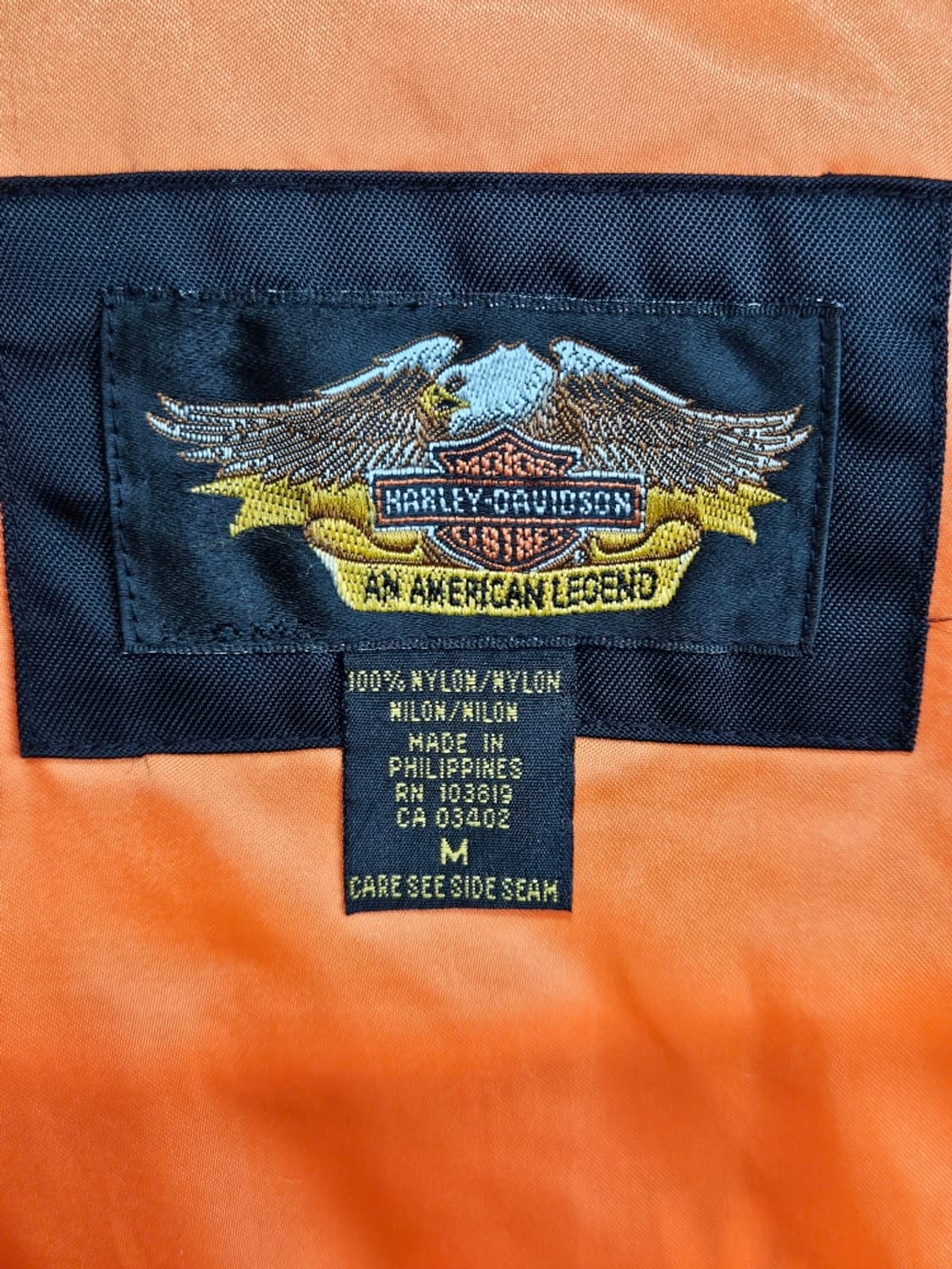 할리데이비슨 나일론 바이커 레이싱 자켓 ( M ) / 11784 상품이미지8
