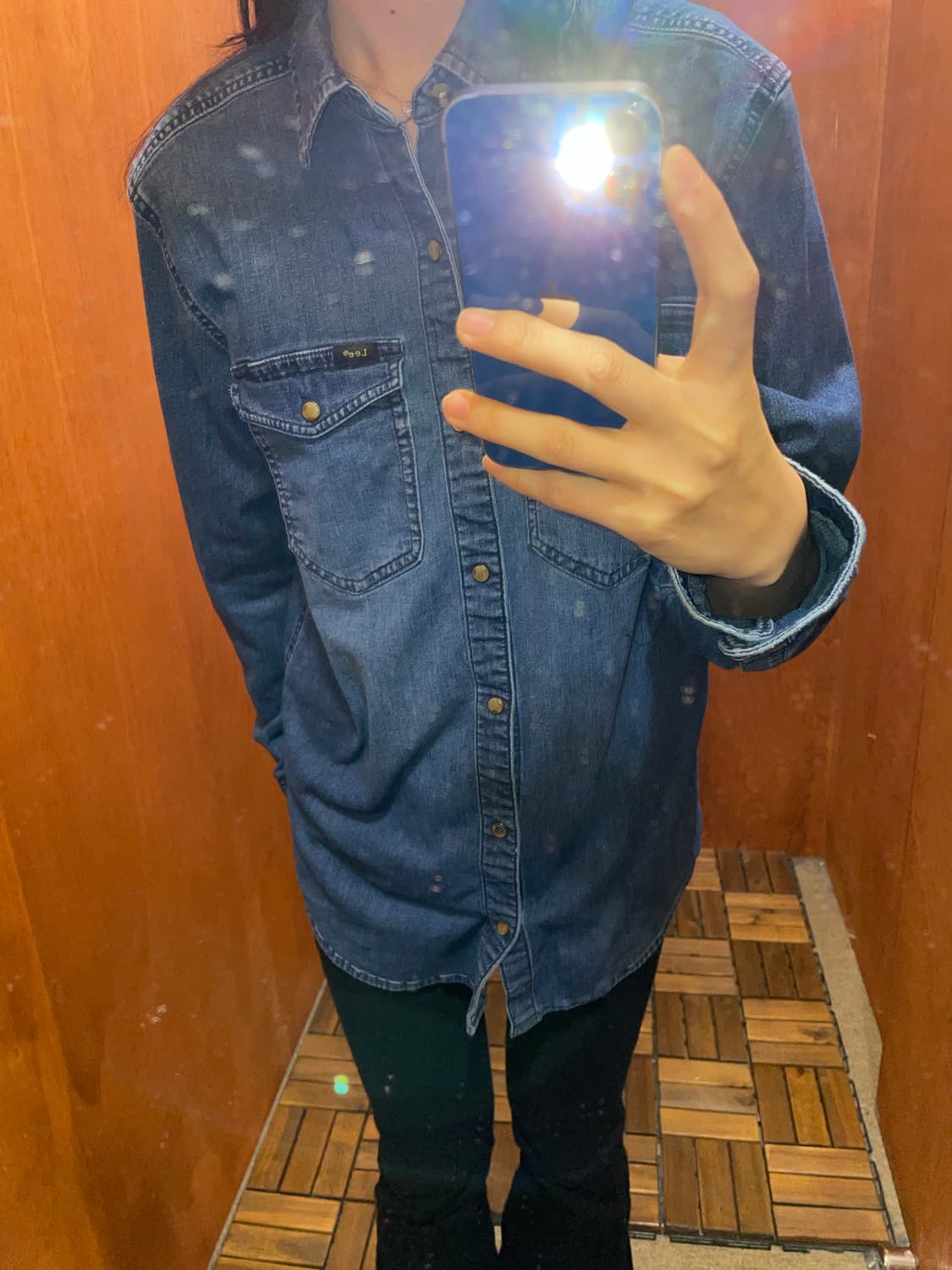 (S) Lee 리 코튼 데님 셔츠 상품이미지2