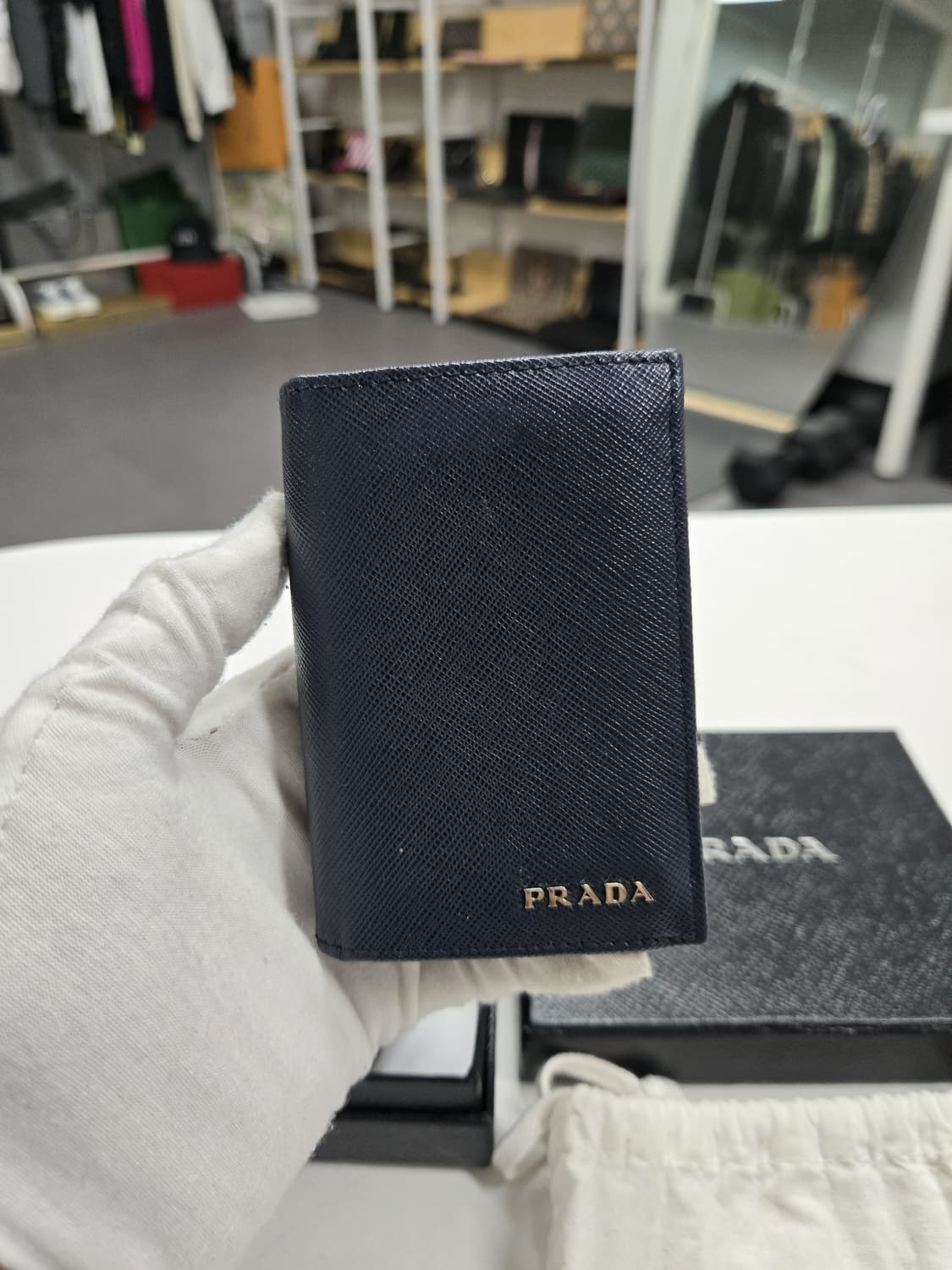 [A급컨디션]프라다 로고 오거나이저 상품이미지1