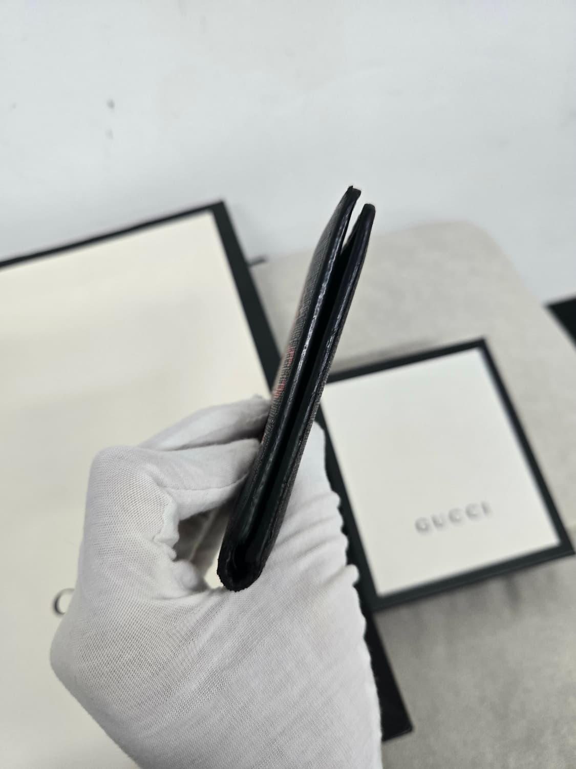 [보증서 정품]구찌 레드 울프 반지갑 상품이미지4