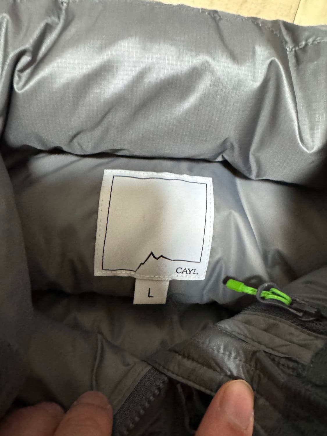 케일 패딩 베스트 L 상품이미지3