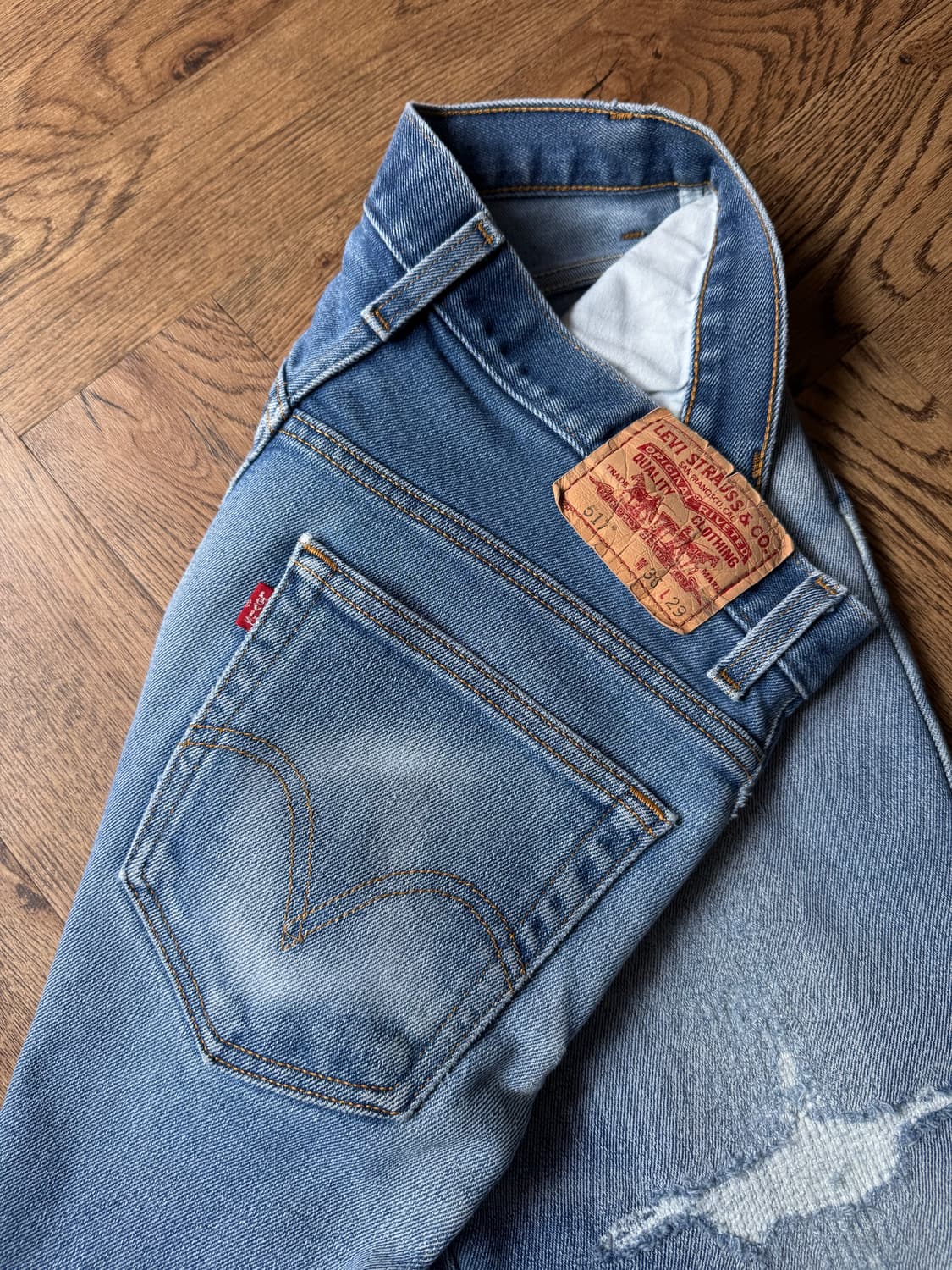 [36]리바이스 517 빈티지 리페어드 스트레치 플레어진 F33 상품이미지8