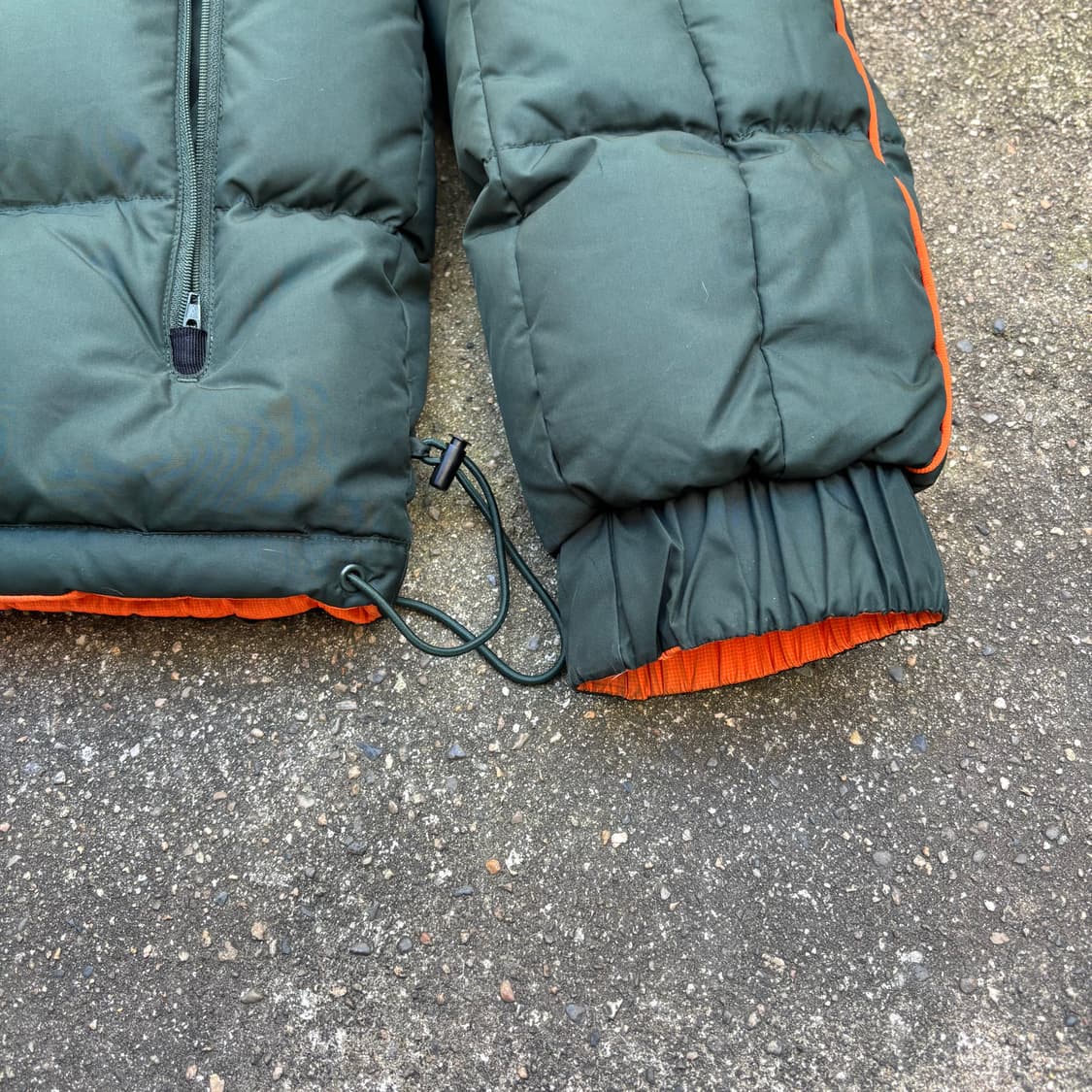 나이키 리버시블 패딩 점퍼 그린/오렌지 L 상품이미지5