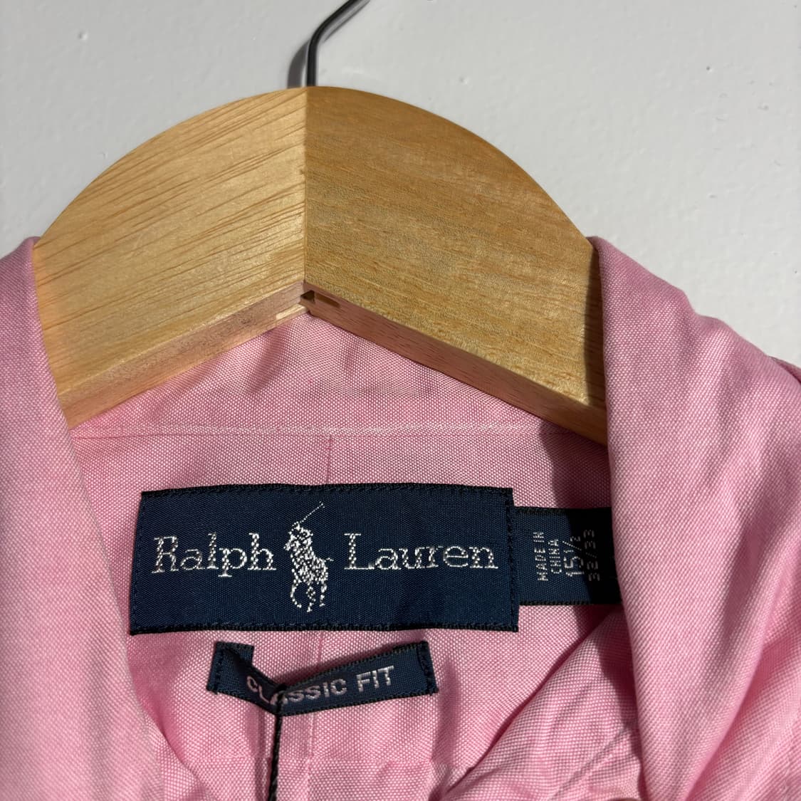 폴로 랄프로렌 핑크 버튼다운 코튼 셔츠 (무료배송) 상품이미지3