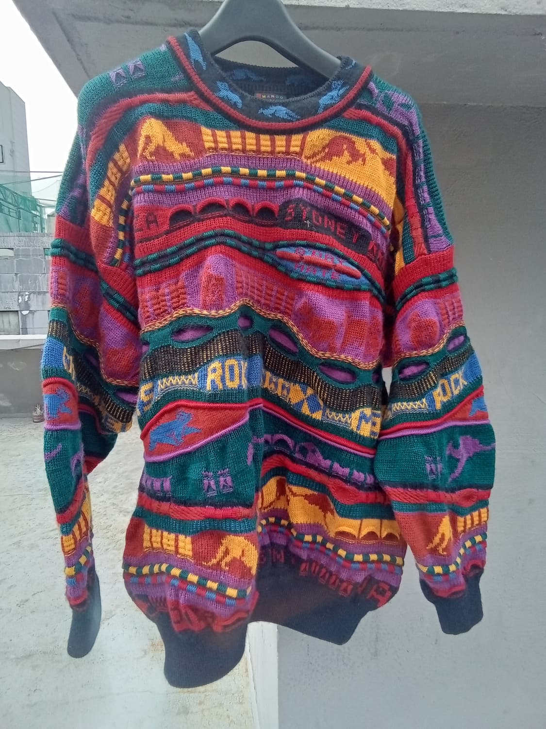 에머루 하이 케이블 니트 울 티셔츠 상품이미지2