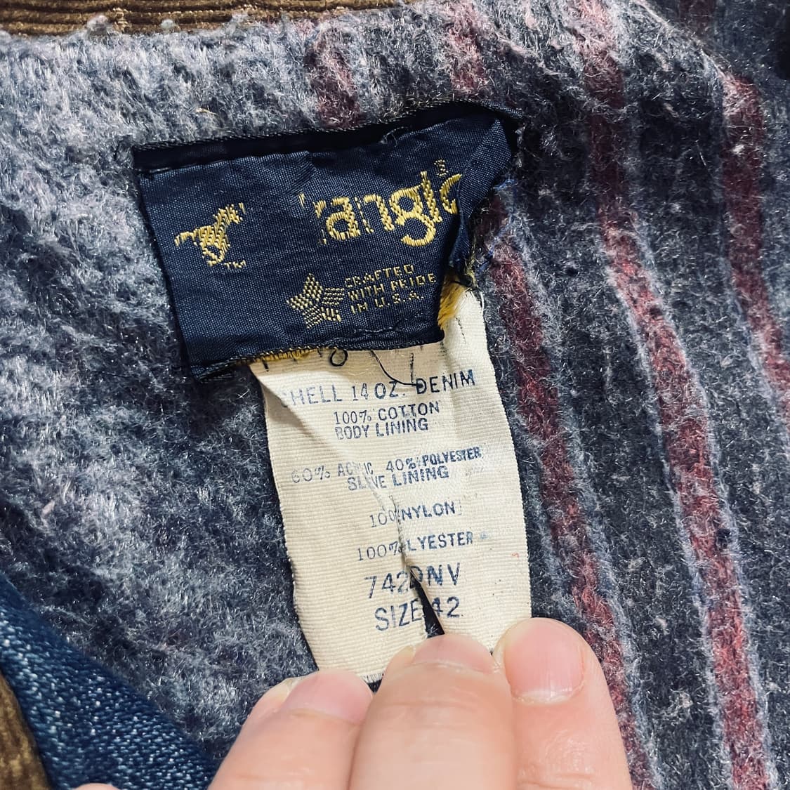 빈티지 랭글러 스톰라이더 데님자켓 상품이미지3