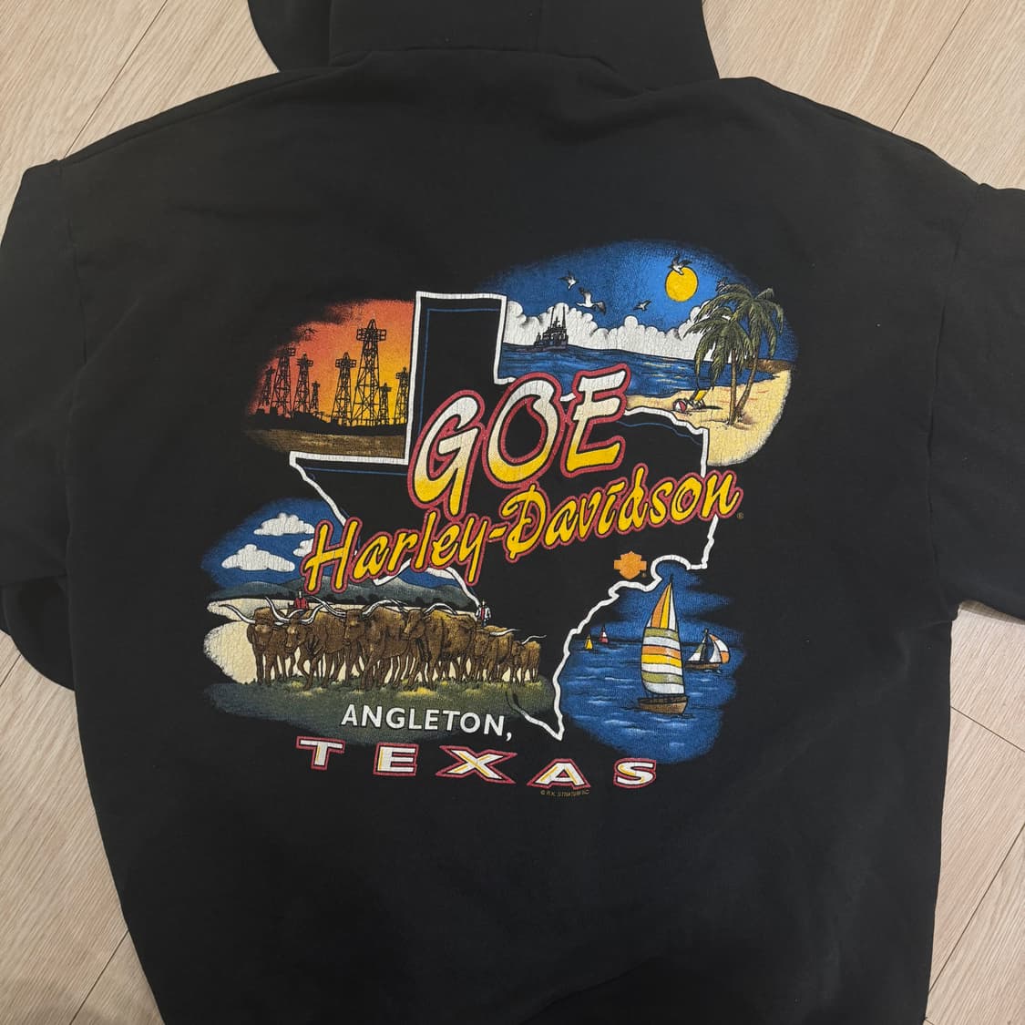 90s 할리데이비슨 후드집업 상품이미지6