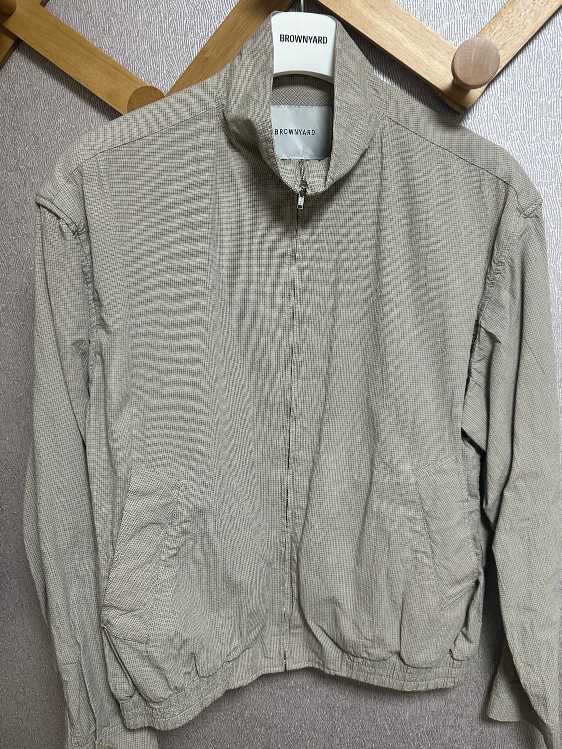 브라운야드 스탠드 카라 블루종 3사이즈 판매합니다 상품이미지4