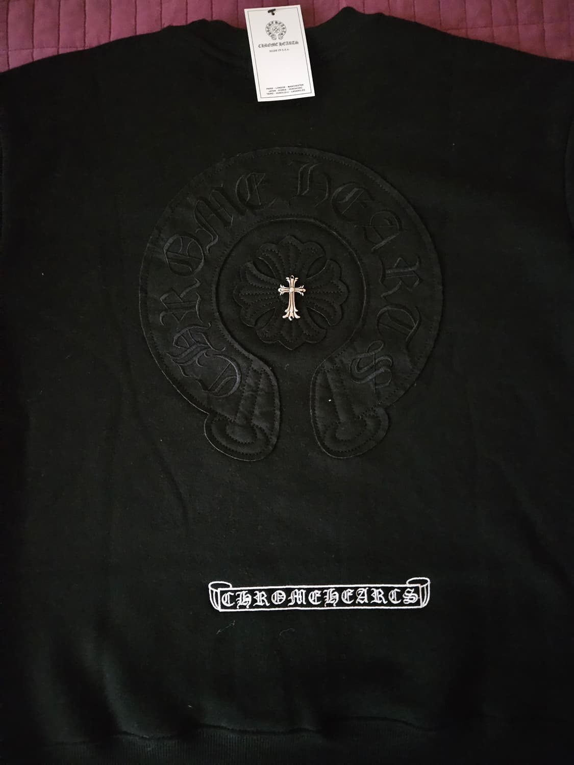 크롬하츠 백로고 롱슬리브 맨투맨 상품이미지1