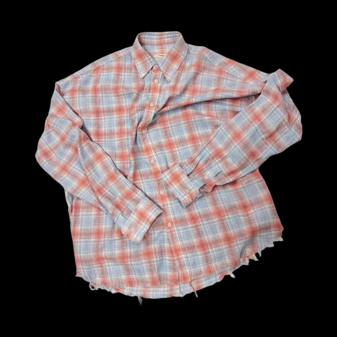 [2]논노드 박보검 착용 재패니즈 그런지 체크셔츠 상품이미지2