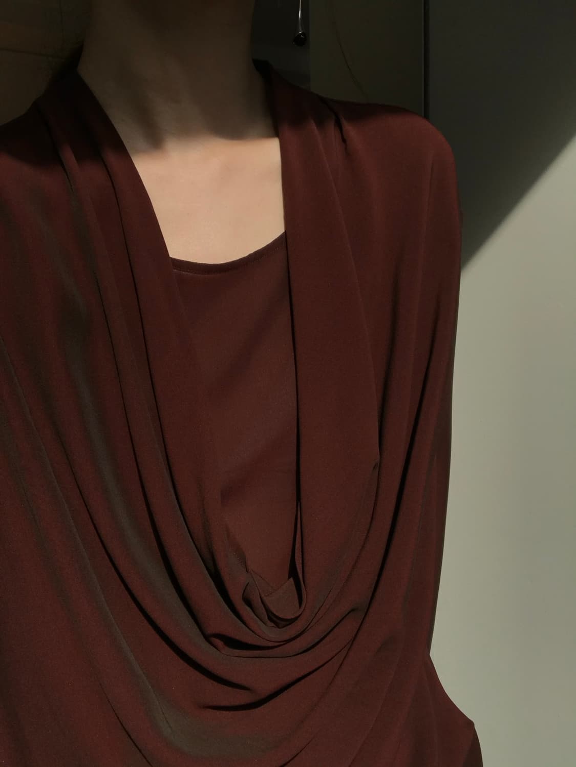 drape silk blouse 상품이미지3