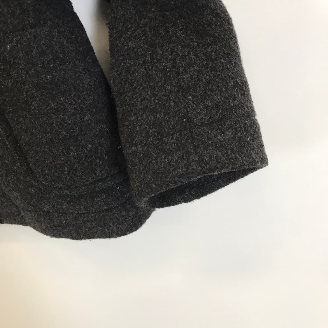 유니클로 떡볶이코트 차콜 더플코트 [여성S] 상품이미지3