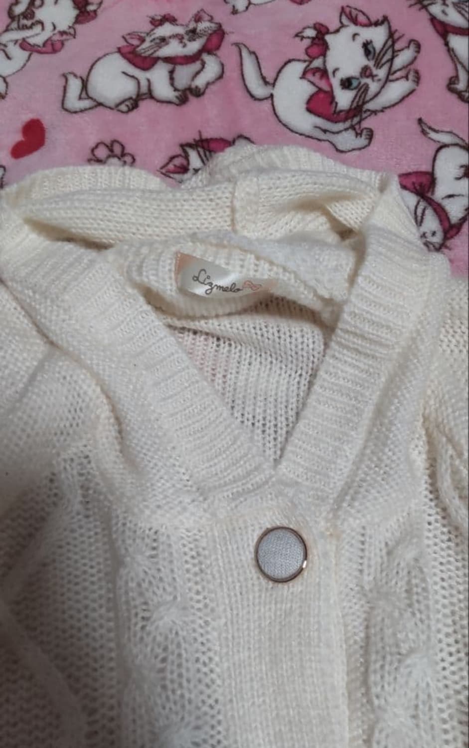 리즈리사 리즈멜로 리본 후드 판초 케이프 코트 m 상품이미지5