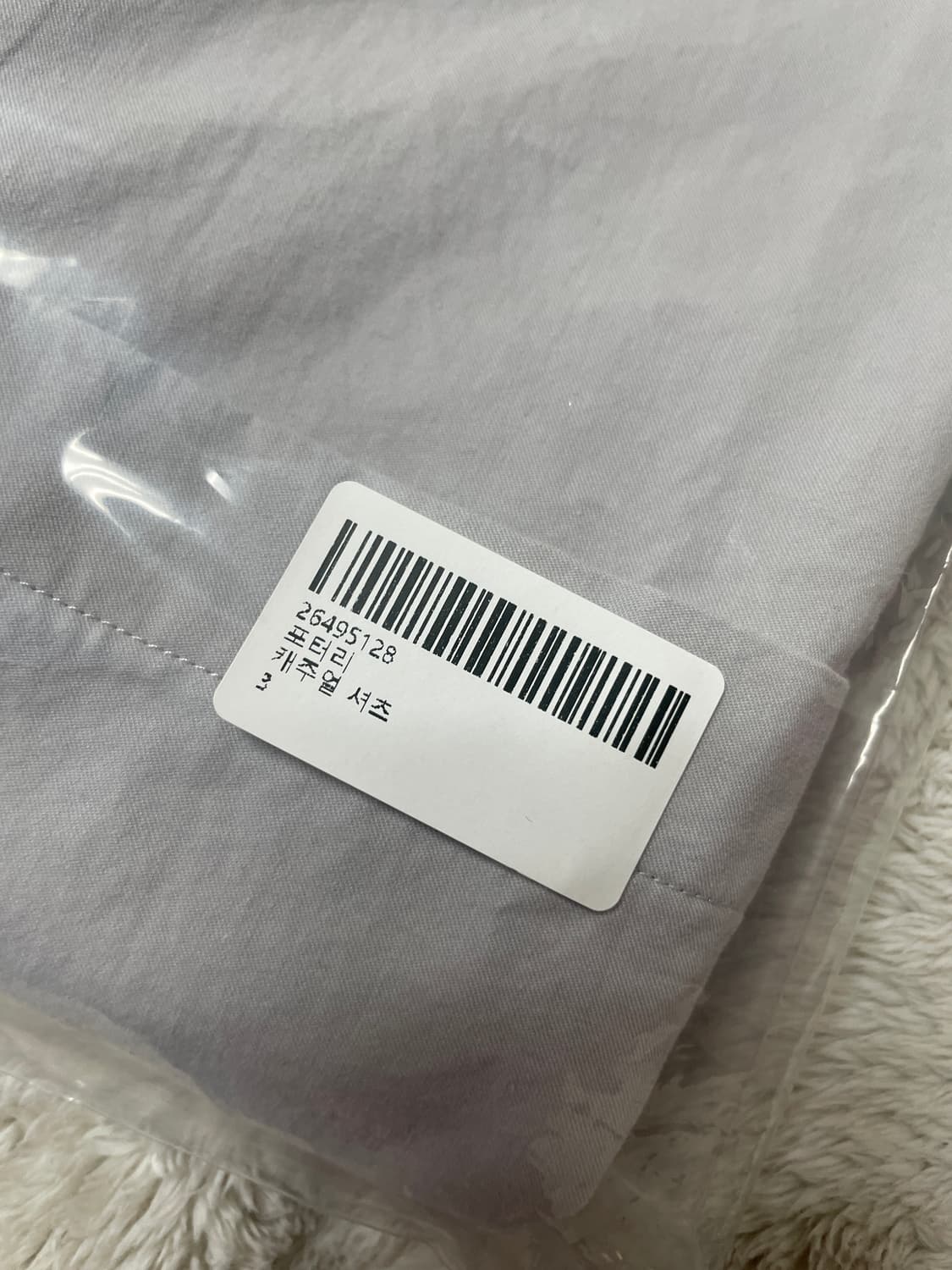 포터리 캐주얼 셔츠 그레이 3사이즈 상품이미지6