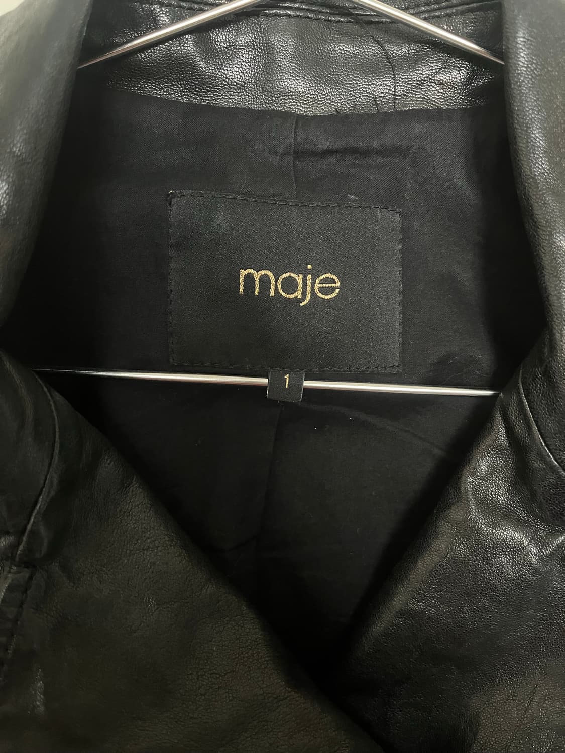 Maje 레더 자켓 상품이미지5