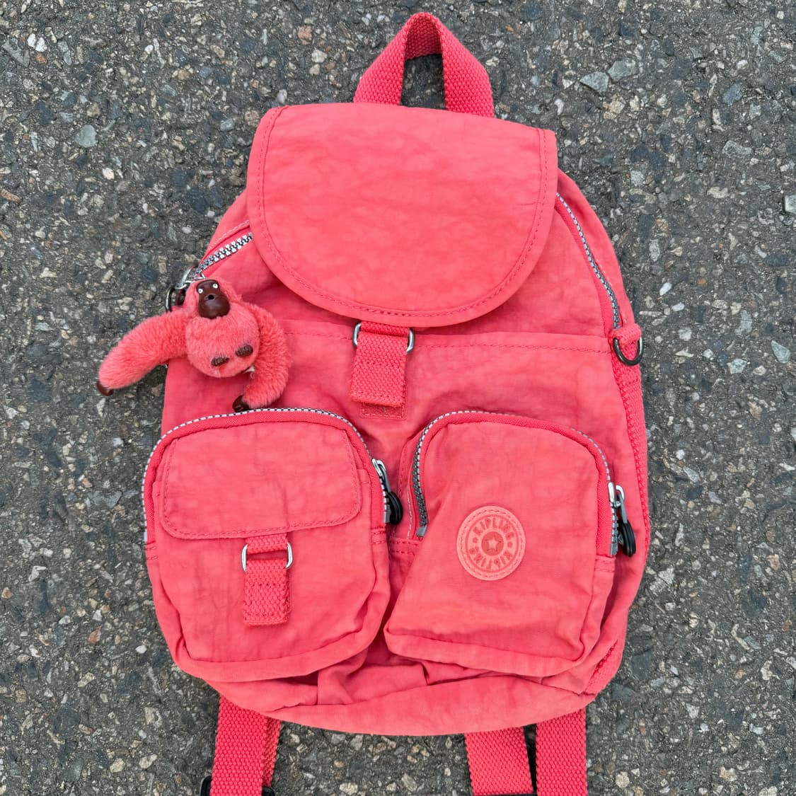 키플링 핑크 미니 백팩 가방 상품이미지3