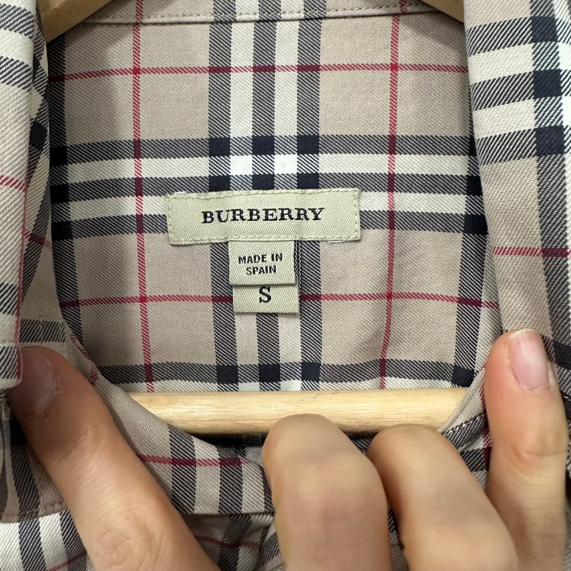 버버리 체크셔츠 상품이미지3