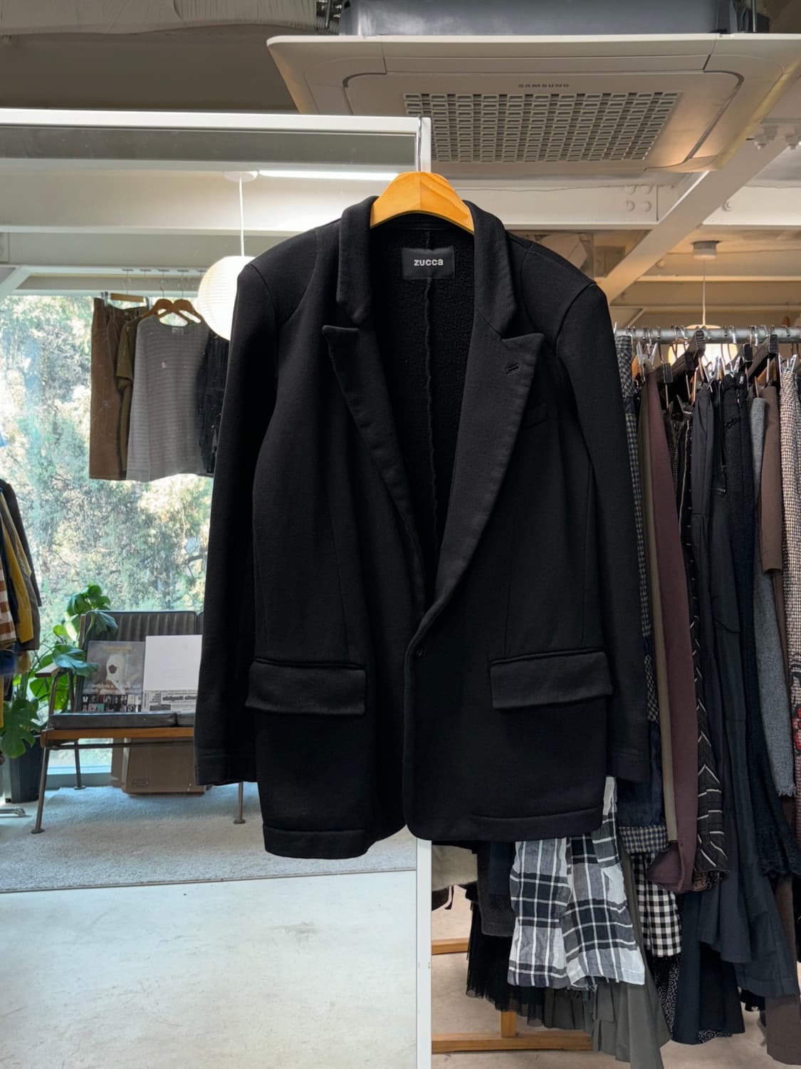 Zucca 스웻 피크드 자켓  상품이미지1