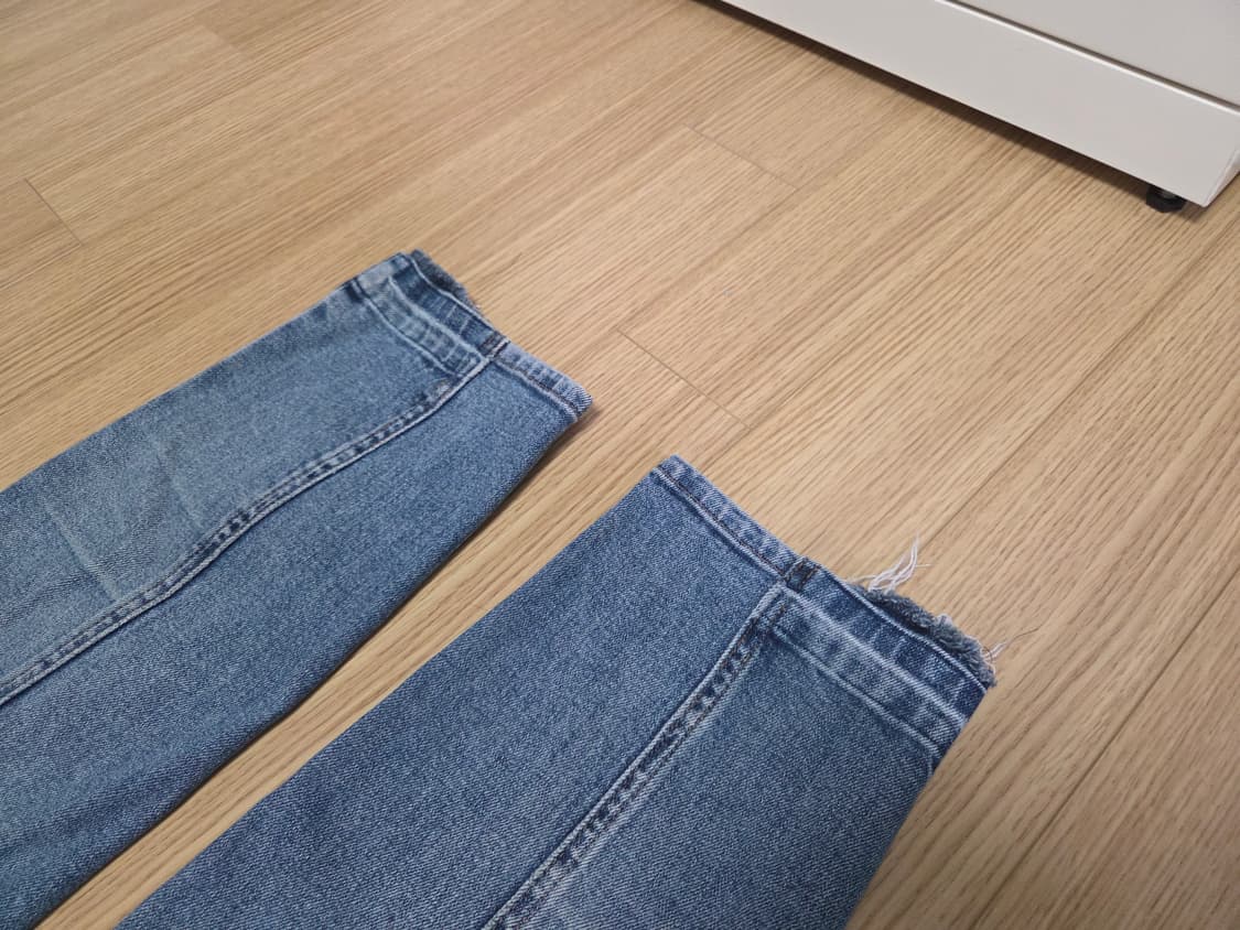 타임 옴므 스트레이트핏 크롭진 상품이미지8