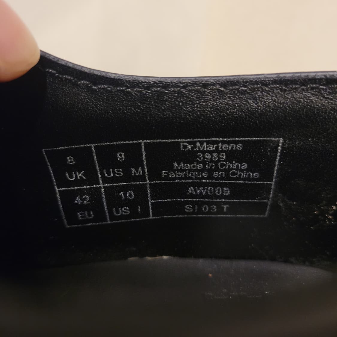 닥터마틴 3989 윙팁 270 상품이미지7