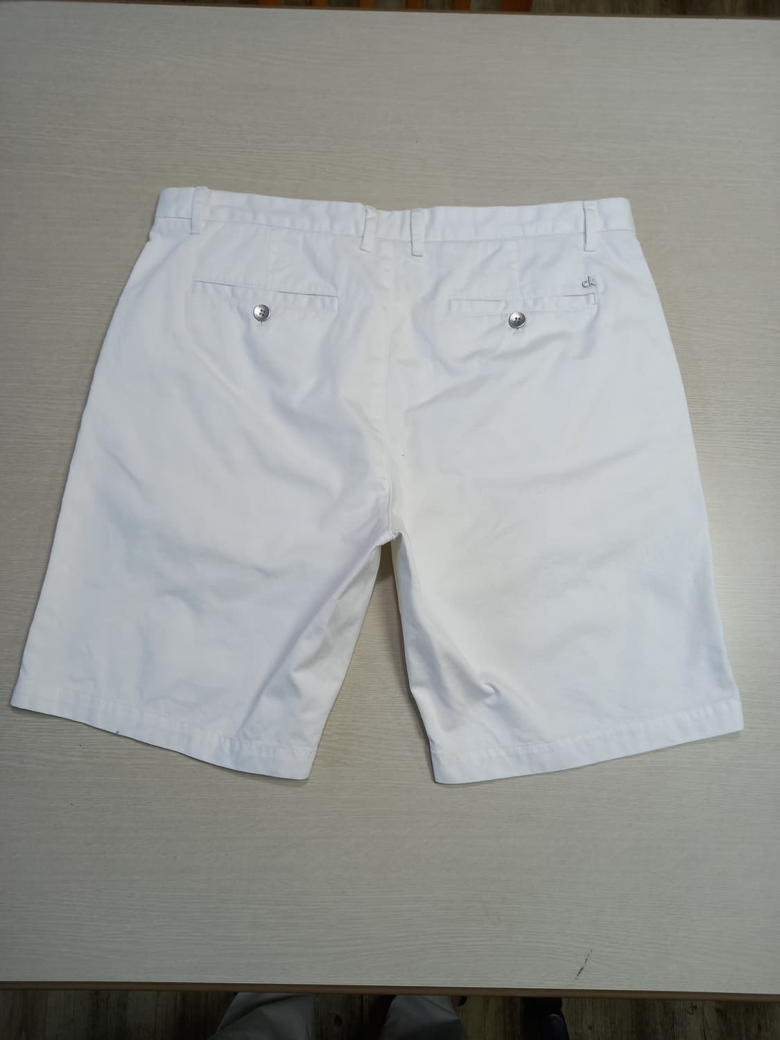 34 새상품 Calvin Klein 면 반바지 화이트 34-614 상품이미지2