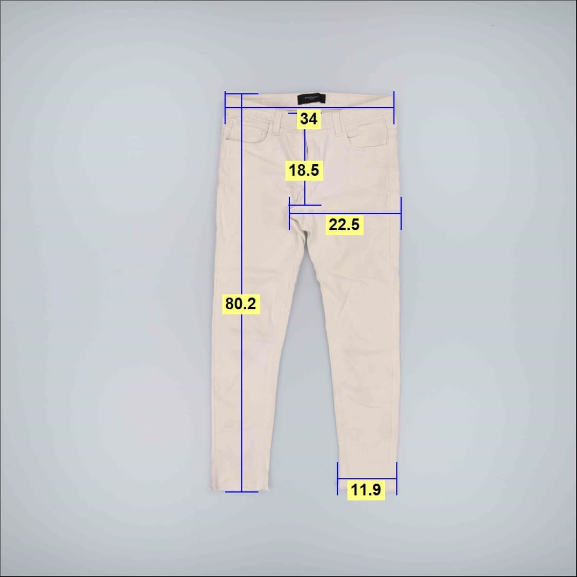 40 지방시 여성 화이트 데님팬츠 0122H2 상품이미지9