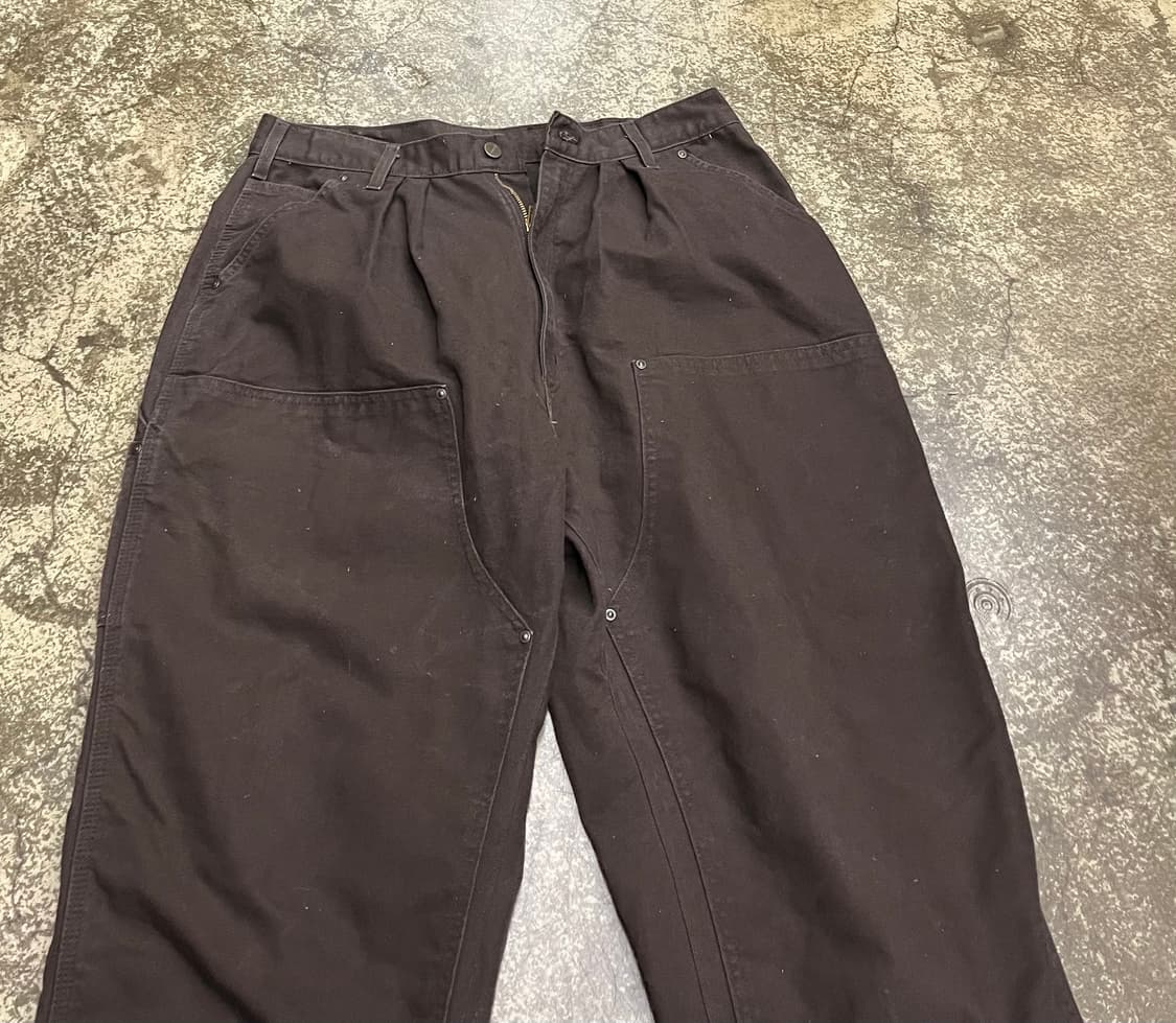10s 칼하트 더블니 브라운 카펜터 팬츠 상품이미지2