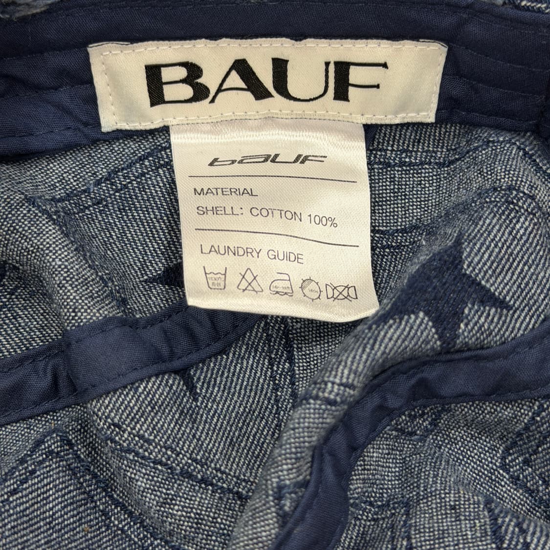 BAUF 바우프 별 스타 리벳 헌팅캡 데님 모자 상품이미지4