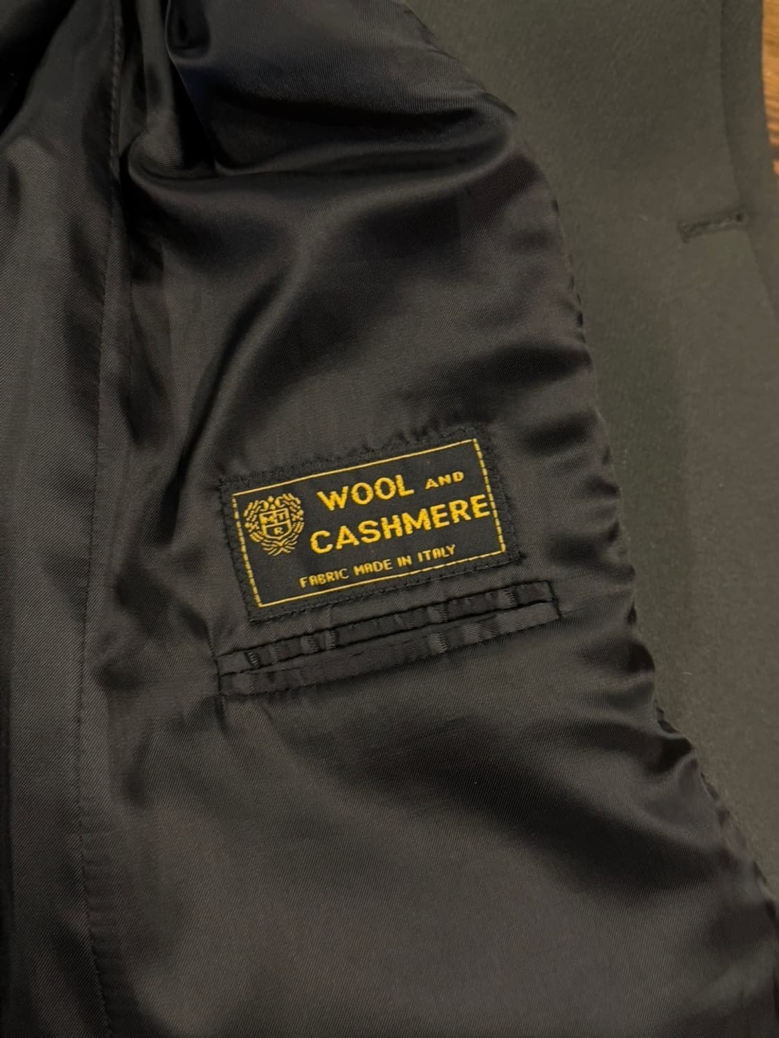 시스템 캐시미어 울 더블 브레스티드 코트 100 상품이미지10