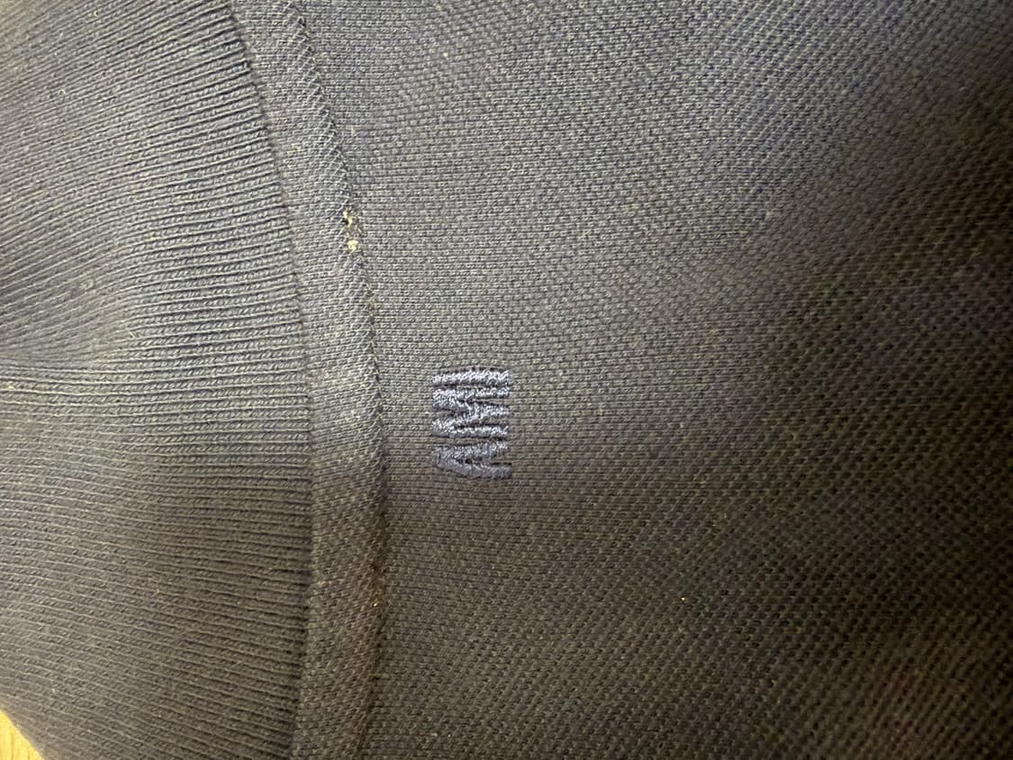 아미 스몰 하트 로고 폴로 셔츠 노틱 블루 상품이미지3