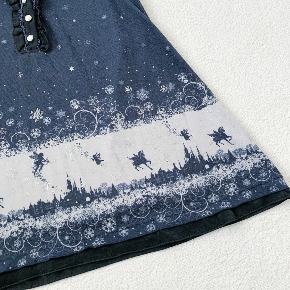 엑시즈팜 네이비 페어리 큐빅 슬리브리스 상품이미지2