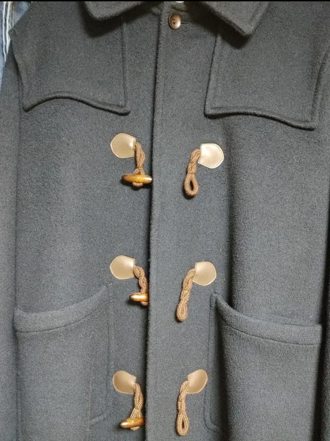 말렌 캐시미어 더플코트 네이비 1size 상품이미지1