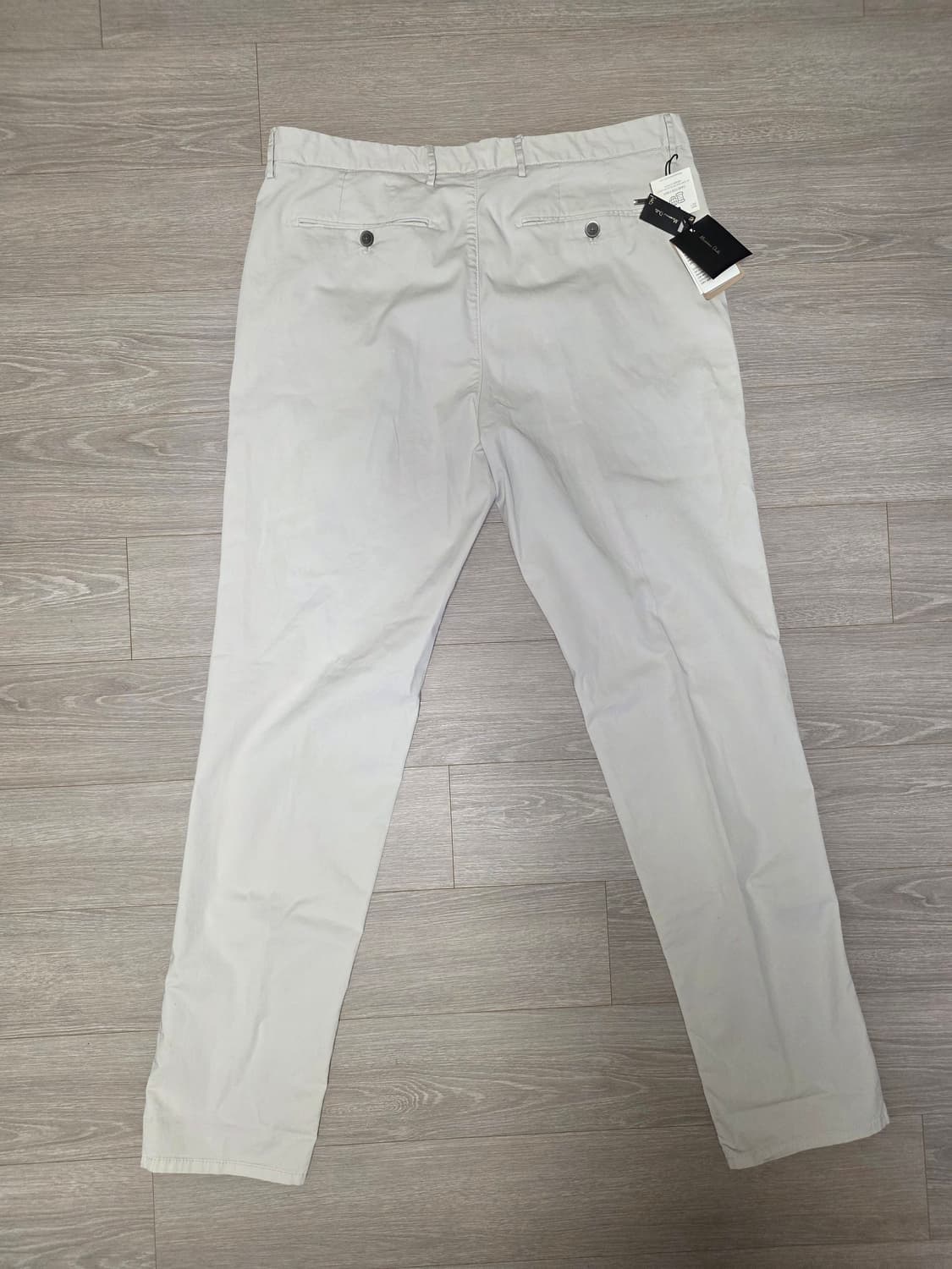 (새상품)마시모두띠 남성 바지 슬림핏 Beige EUR44, USA34 상품이미지2