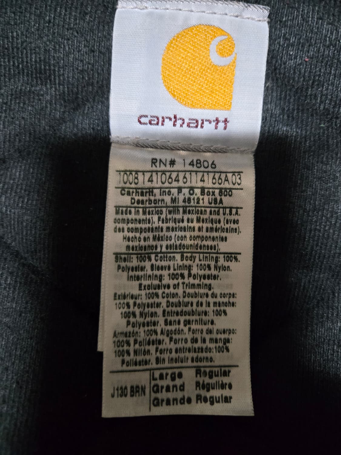 칼하트 j130 상품이미지4