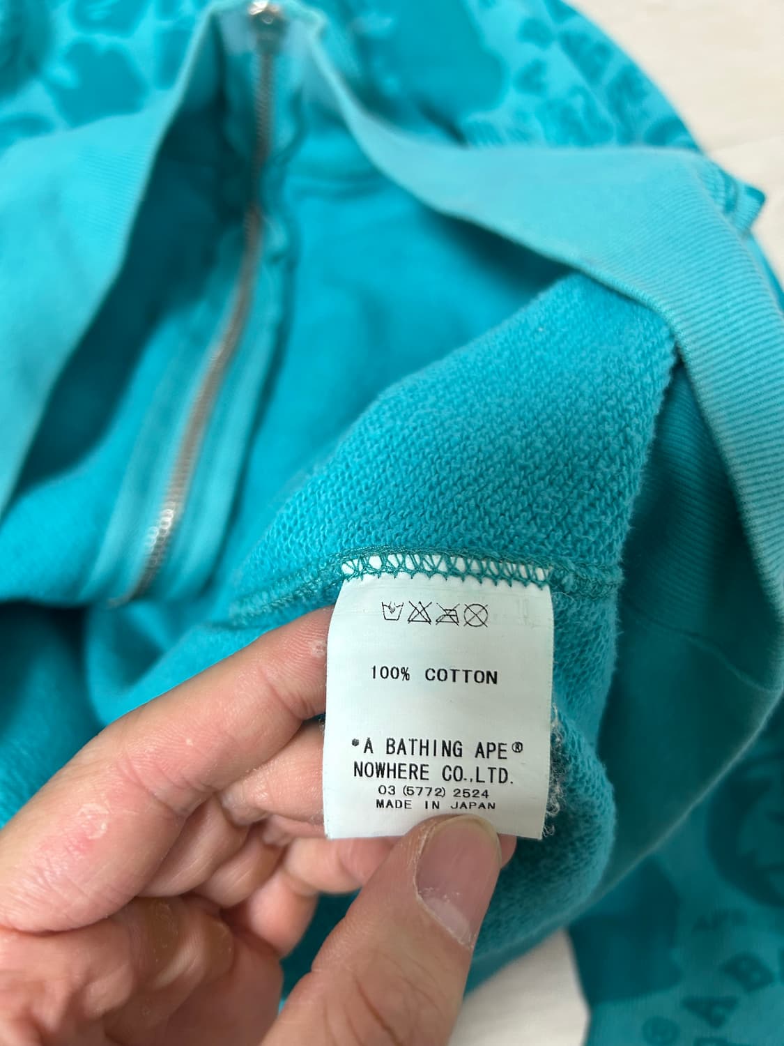 베이프 멀티로고 후드 xl 상품이미지9