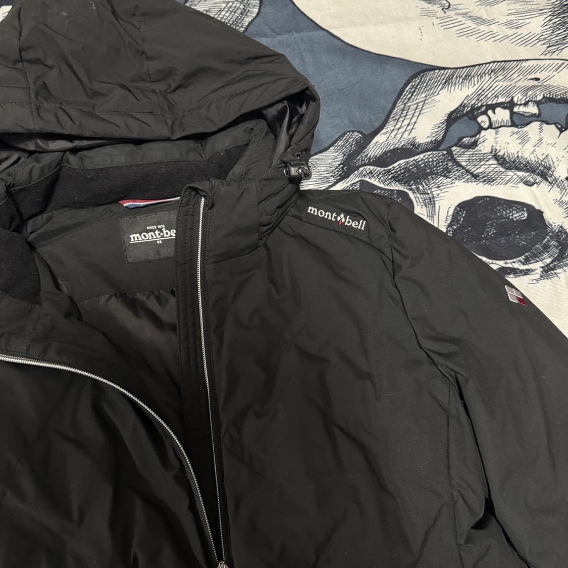 몽벨 여성 구스다운 고주파 패딩 95사이즈  상품이미지2