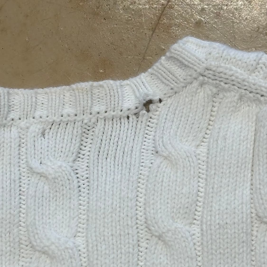 🫶🏻 폴로랄프로렌 여성용 White 긴팔 니트 🫶🏻 상품이미지7