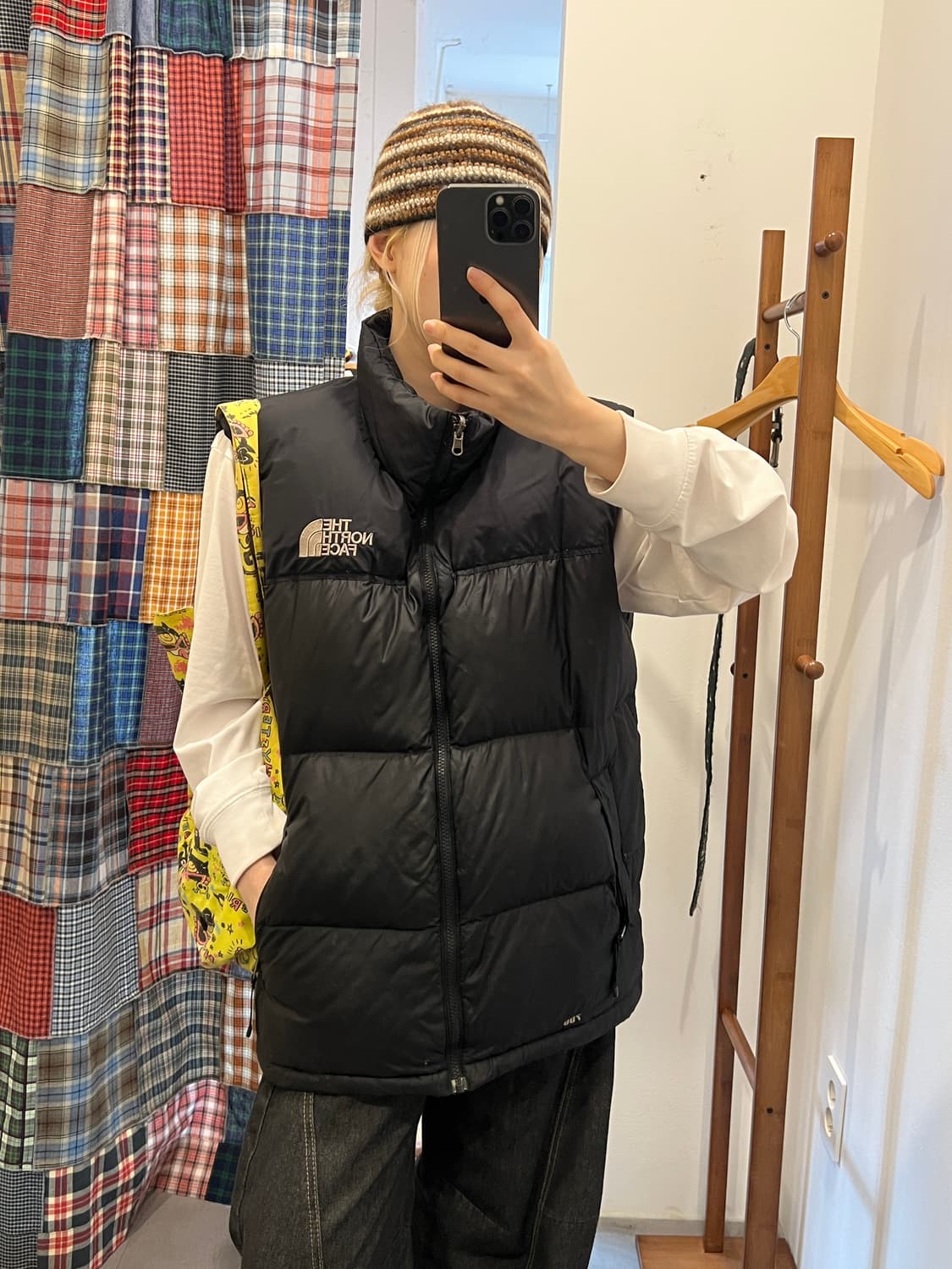 노스페이스 블랙 패딩 베스트 상품이미지4