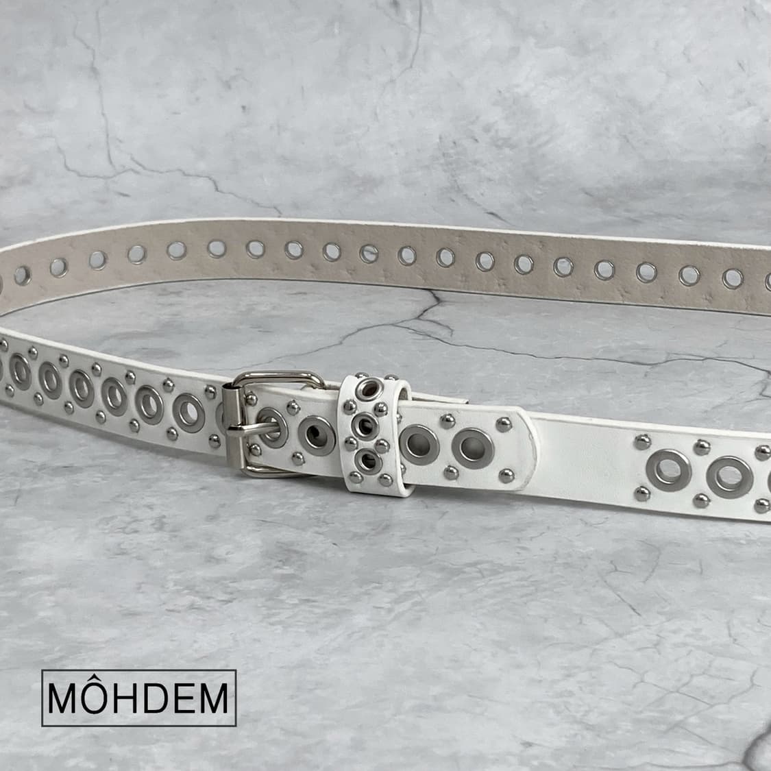 [Unisex] 스터드 아일렛 벨트 상품이미지9