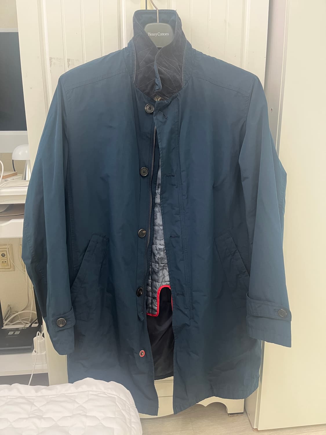 프랑코페라로 남성 코트 자켓 (105 라지) 네이비 상품이미지1