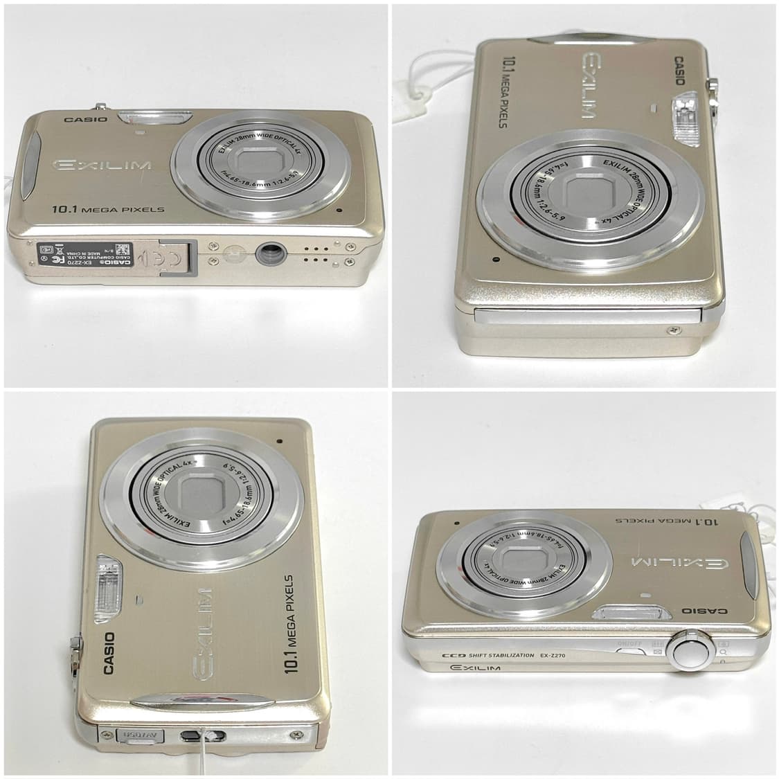 카시오 엑슬림 Z270 샴페인골드 빈티지디카 상품이미지5