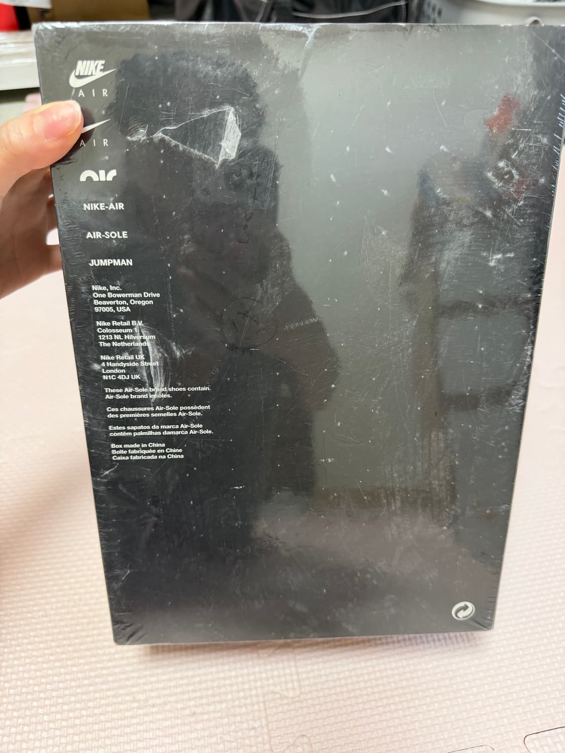 (새상품)  트래비스스캇 245 블랙펜텀 상품이미지4