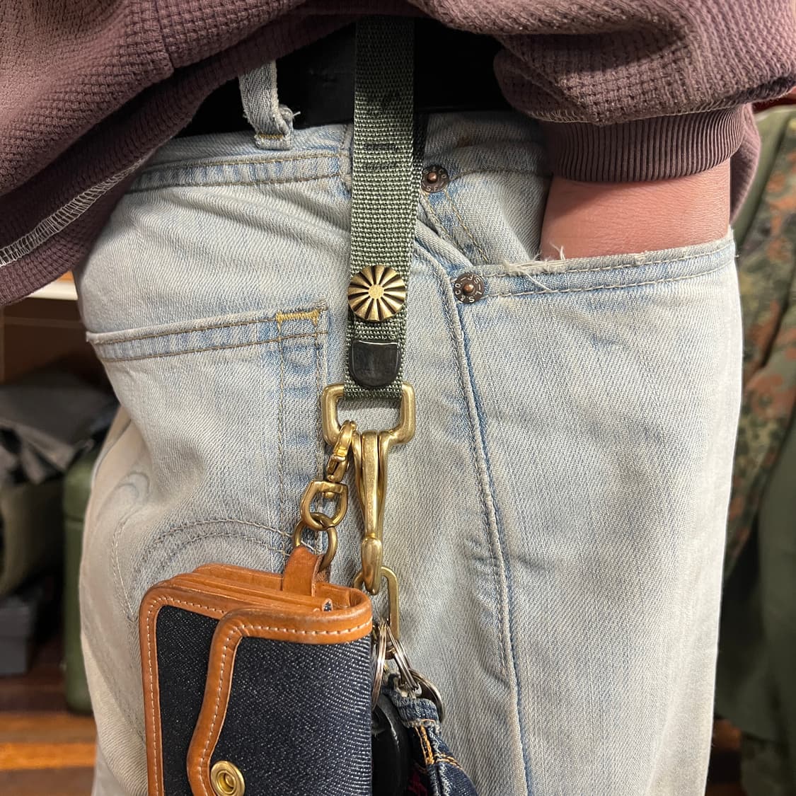 US Original Chin Strap Brass Key Clip 상품이미지6