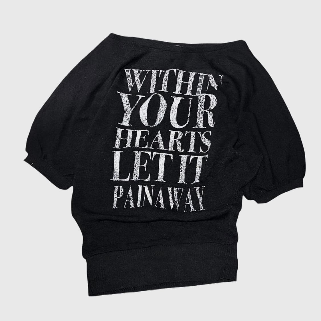 Y2k 오네갸루깔 원숄더 니트 원피스 맨투맨 상품이미지1